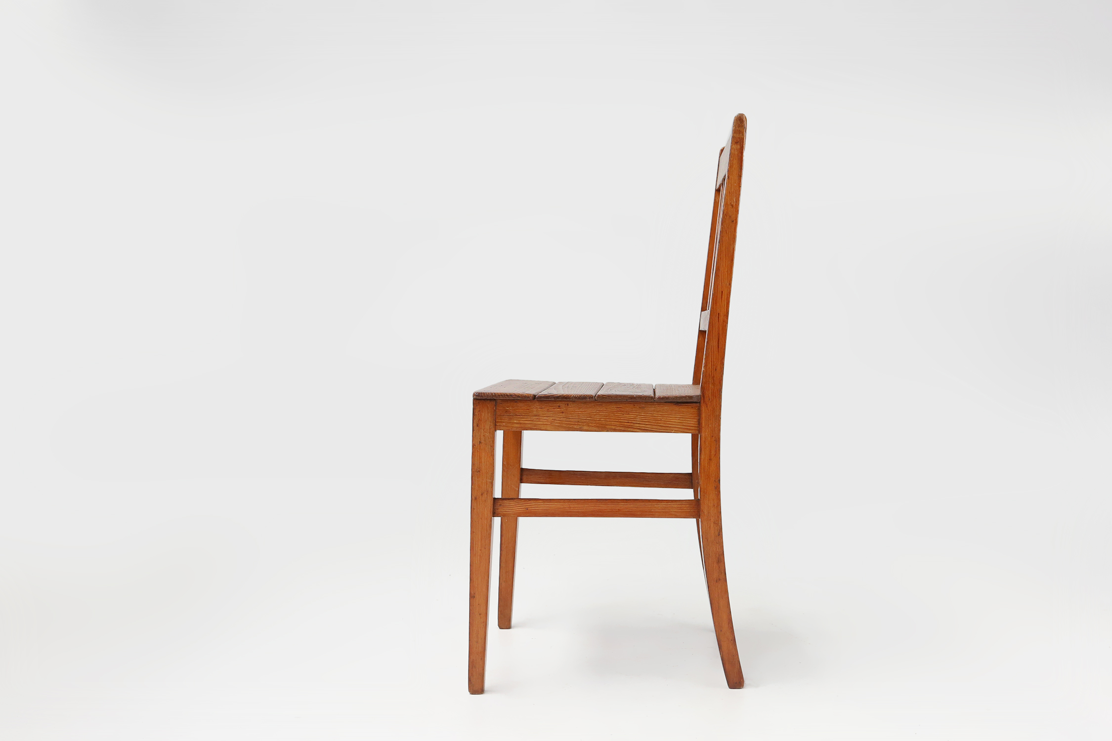 Wooden geometric chair in Jean Prouve style, France ca. 1940thumbnail